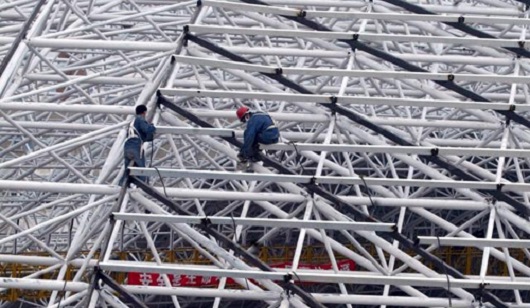 淺談大同鋼結構加工管桁架的安裝工藝